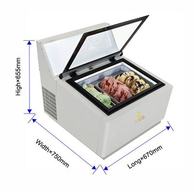 Unidad de refrigeración industrial de 3 paneles con sistema de refrigeración ventilada y diseño italiano