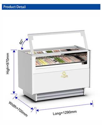 Unidad de refrigeración industrial ventilada de 1050 W para un rango de temperatura de -16 oC a -18 oC