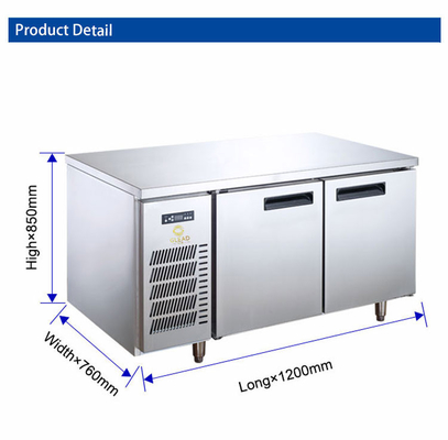 220-240v 50hz Acero inoxidable eléctrico Almacenamiento en frío Equipo de restaurante