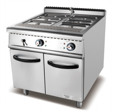 Acero inoxidable 220-240v 50hz Bain Marie para mantener y calentar la sopa a 0.C a 100.C