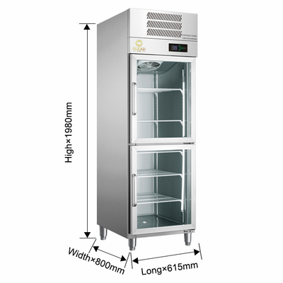 1200 Volumen Equipo de refrigeración industrial con sello hermético de calefacción para temperatura óptima