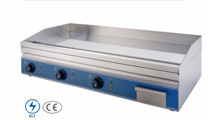 Grill de acero inoxidable de plata eléctrica comercial para cocinar diversos alimentos a 220-240v 50hz