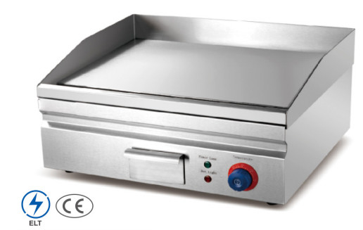 Grill eléctrico de acero inoxidable para cocinar en restaurantes Rango de temperatura de 0 °C a 100 °C