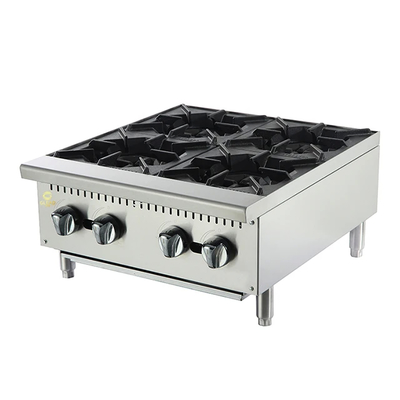 Grill de plata de acero inoxidable eléctrico para cocinar diversos alimentos