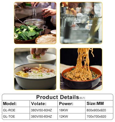 Accesorios de procesamiento de alimentos con control de temperatura ajustable para un rendimiento constante