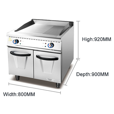 17.8KW Máquina de cocina comercial de bajo ruido Control de temperatura de la válvula de gas GL modelo RG