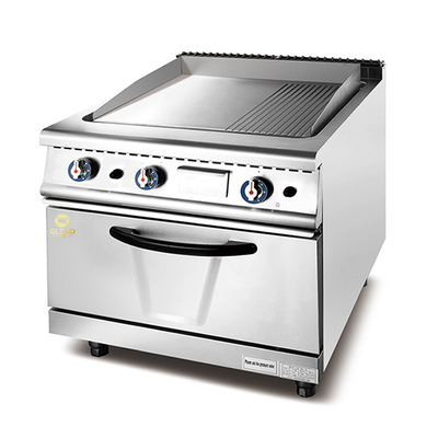 Máquina de cocina comercial de gas con control de temperatura ajustable para cocina profesional