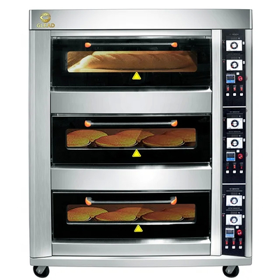 Range de cocina de gas con temperatura controlada para cocinas de restaurantes