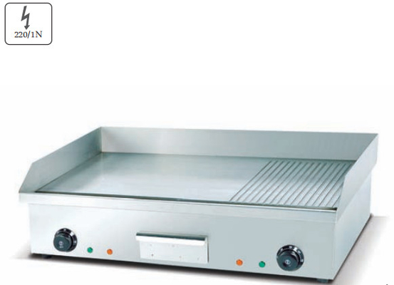 Grill de plata de acero inoxidable Cocinar diversos alimentos a 0-100.C con 220-240v 50hz de voltaje