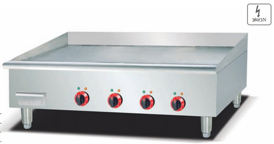Grill de plata de acero inoxidable Cocinar diversos alimentos a 0-100.C con 220-240v 50hz de voltaje