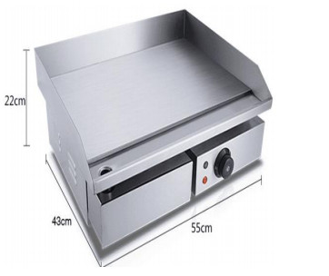 Control de temperatura preciso 0-100°C Equipo de cocina de restaurante con acabado plateado