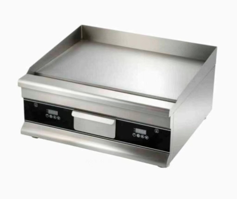 220-240v 50hz Parrilla de plata Equipo de cocina de restaurante para el control de temperatura