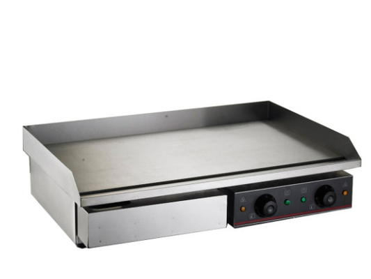 Grill eléctrico de acero inoxidable cocina diversos alimentos a 0 ° C ~ 100 ° C Rango de temperatura para la cocina de restaurantes