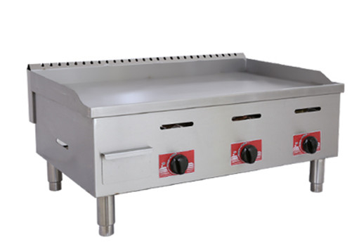 Grill de gas de acero inoxidable para cocinar diversos alimentos a una presión de 2800Pa