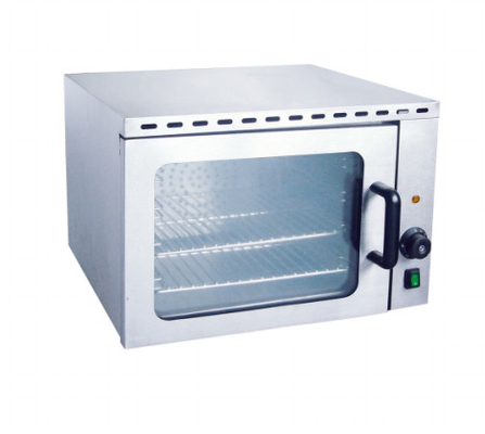 220V Horno de convención blanco y negro Equipo de cocción de 35L de capacidad con control de temperatura de 0 a 200°C
