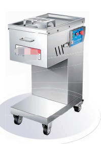 Cortador eléctrico de carne con 0,75 kW de potencia Cuchillo desmontable con cuchilla de acero inoxidable para cortar con precisión