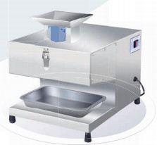 Cortador eléctrico de carne de acero inoxidable con cuchillo desmontable Conjunto de potencia de 0,75KW para procesamiento comercial de carne