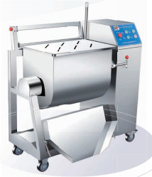 Procesador eléctrico de carne de acero inoxidable con 200L Hopper 380V Voltagem 2.38KW Mezclador de llenado de energía