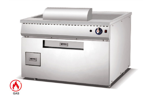 200.C Rango de temperatura Máquina Teppanyaki de GLP para cocinar en restaurantes creativos