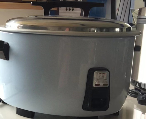Panel de control mecánico Cocina de arroz 25L Capacidad en negro/blanco/azul
