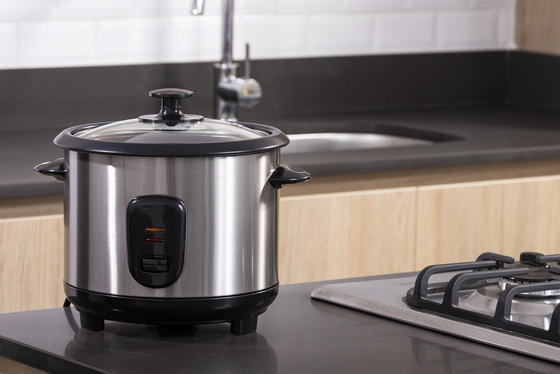 Cocinadora de arroz de hierro de capacidad de 25L Cocinar varios platos de 0 a 100.C con panel de control mecánico