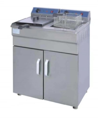 Fritadora eléctrica de acero inoxidable 220-240V 0-300°C Temperatura para cocinar en restaurantes