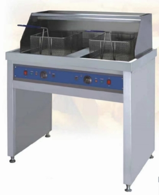 Freidora eléctrica de acero inoxidable con 220-240V de tensión para freír alimentos a 0.C ~ 300.C