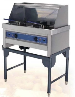 Fritadora eléctrica de acero inoxidable para freír alimentos a temperaturas de 0,0 oC a 300 oC