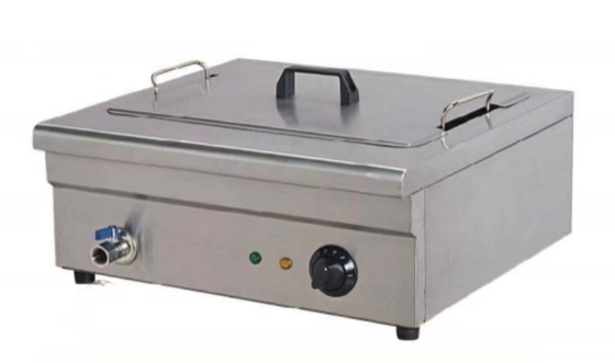 Eficiencia Equipo de cocina de comida rápida / equipo de cocina con combustible eléctrico de plata