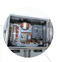 1.1KW Capacidad Máquina de procesamiento de vegetales 380V Potencia electromotriz 175kg Peso neto Pantalla digital