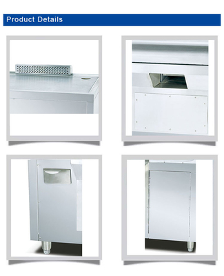 Gas japonés Arc Teppanyaki SS304 Equipo de hotel comercial con GLP/gas natural 130KG N.W.