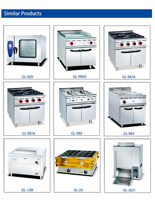 Gas japonés Arc Teppanyaki SS304 Equipo de hotel comercial con GLP/gas natural 130KG N.W.