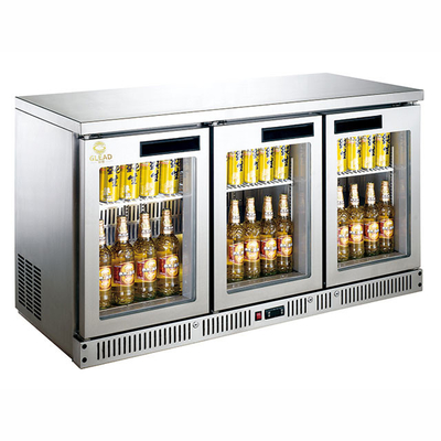 Refrigerador refrigerado por aire de barras de 180L ventilador de refrigeración R134a refrigerante para hoteles y restaurantes