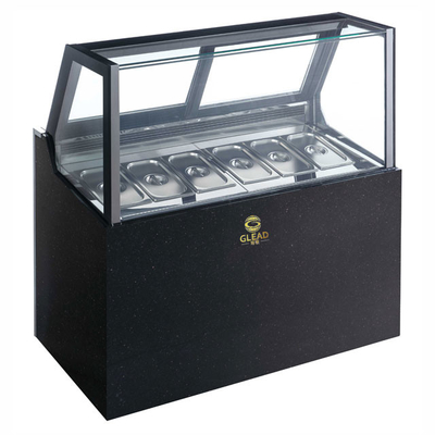 Hotel helado congelador R404a refrigerante 1100W Capacidad -18~-22.C Temperatura