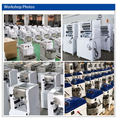 Mezclador de pasteles comercial estable con potencia de 0.35KW 7L Volumen 0.5KG/H Capacidad 14KG N.W