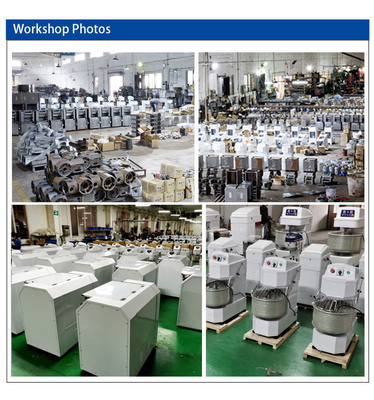Mezclador de pasteles comercial estable con potencia de 0.35KW 7L Volumen 0.5KG/H Capacidad 14KG N.W