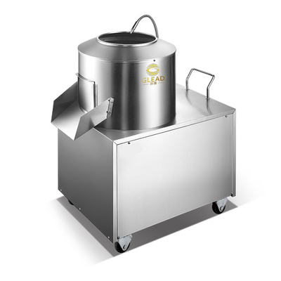 Máquina de pelar papas de hotel comercial de acero inoxidable 80KG Capacidad 150min/r Velocidad de rotación