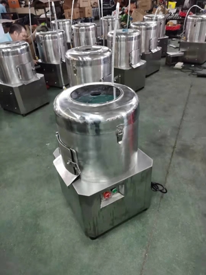 Máquina de patatas de acero inoxidable 1.5kw 150min/r Velocidad de rotación 400KG/h Capacidad
