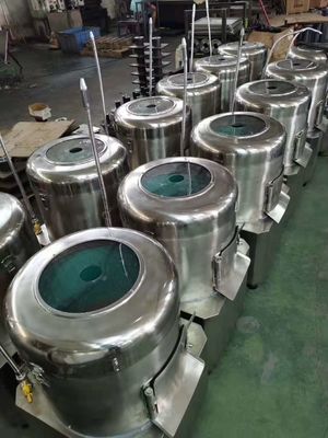 Máquina de corte de patatas de acero inoxidable de 400 kg/h con diseño seguro y sanitario