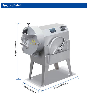 Máquina de corte de hortalizas de hotel comercial de acero inoxidable Capacidad 1000 kg/h Para la preparación de alimentos sanitarios