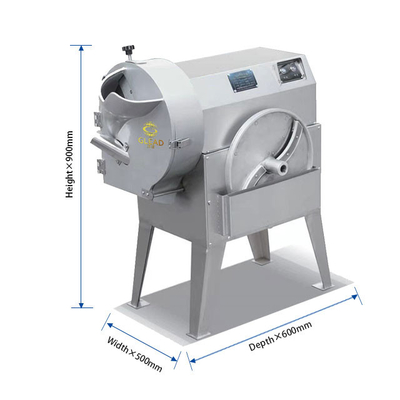 Máquina de corte de hortalizas de hotel comercial de acero inoxidable Capacidad 1000 kg/h Para la preparación de alimentos sanitarios