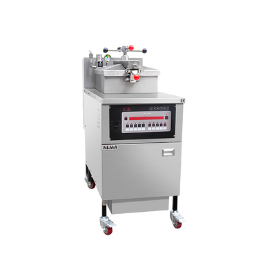 Hoteles Comerciales Electro Termal Fritería de Pollo Con Filtro de Aceite 13.5 Kw Potencia 25L Capacidad Para Hoteles Y