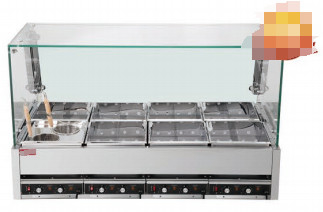 Cocina eléctrica Kanto de acero inoxidable con estructura resistente para hervir verduras