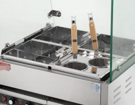 Cocina eléctrica Kanto de acero inoxidable con estructura resistente para hervir verduras