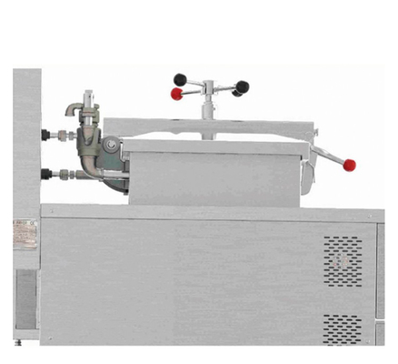 Máquina de pollo frito de 25 litros con filtro de aceite y panel mecánico
