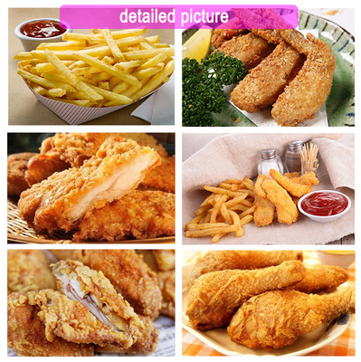 Máquina de pollo frito de 25 litros con filtro de aceite y panel mecánico