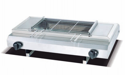 Horno de barbacoa sin humo con electricidad o gas con diseño y tecnología