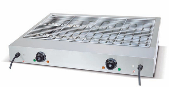 Horno de barbacoa sin humo con electricidad o gas con diseño y tecnología