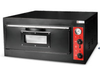 Fácil de limpiar horno de horneado comercial de 1 capa y 1 bandeja diseño interior sencillo horno de pizza familiar