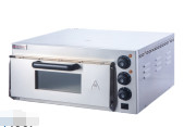 Fácil de limpiar horno de horneado comercial de 1 capa y 1 bandeja diseño interior sencillo horno de pizza familiar